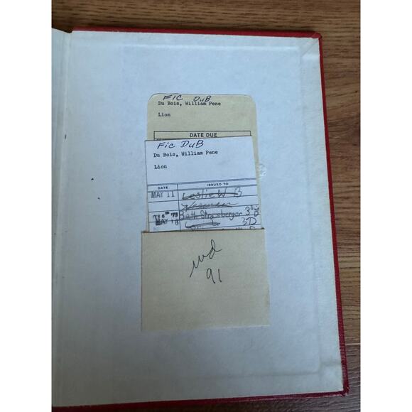 LION - William Pene du Bois hardback book - Picture 6 of 7